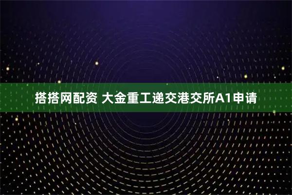 搭搭网配资 大金重工递交港交所A1申请